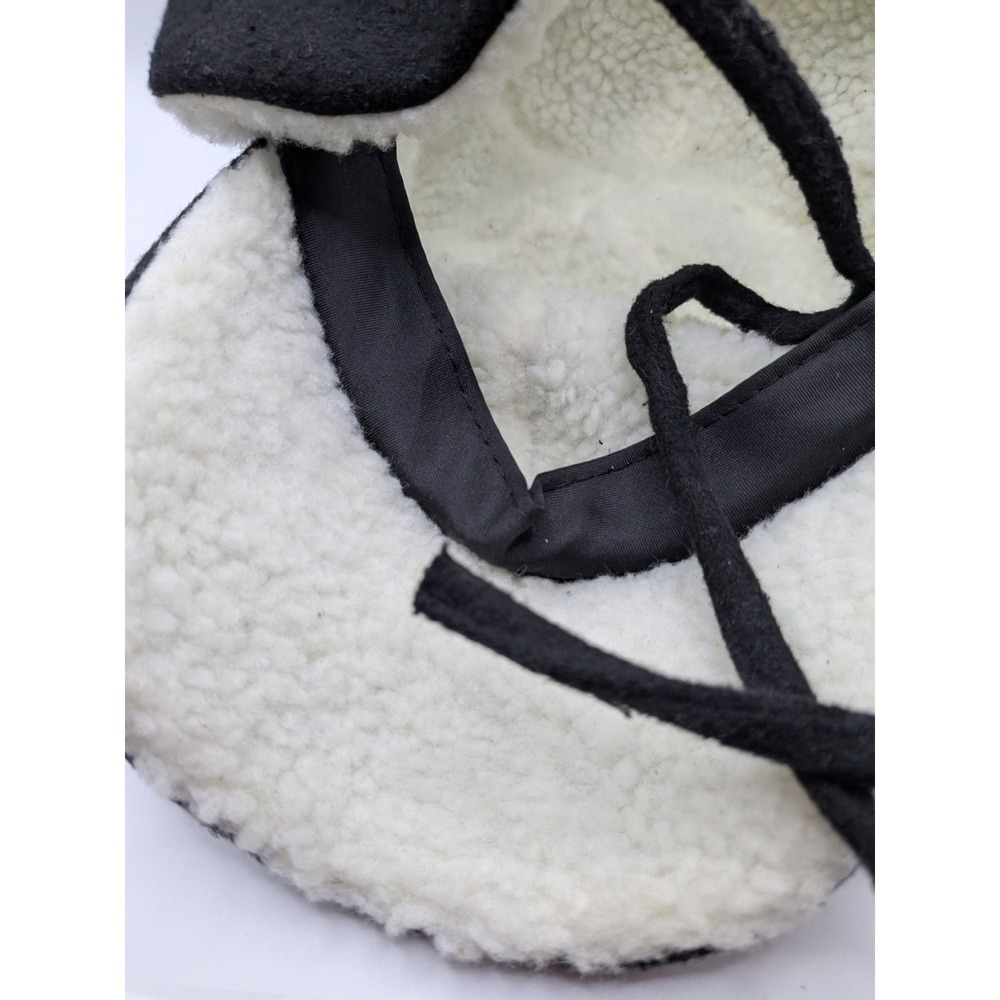 Vtg Sherpa Lined Ear Flap Hat Cap Strap Fleece Ear Flap Trapper Gorpcore 90s - Picture 11 of 15
